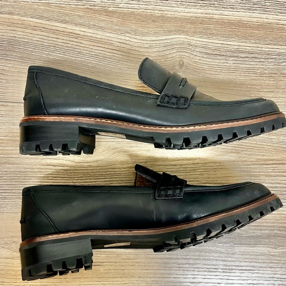 NWOT Madewell Corinne Lug Sole Loafer, Black, Size 9 - Picture 4 of 9